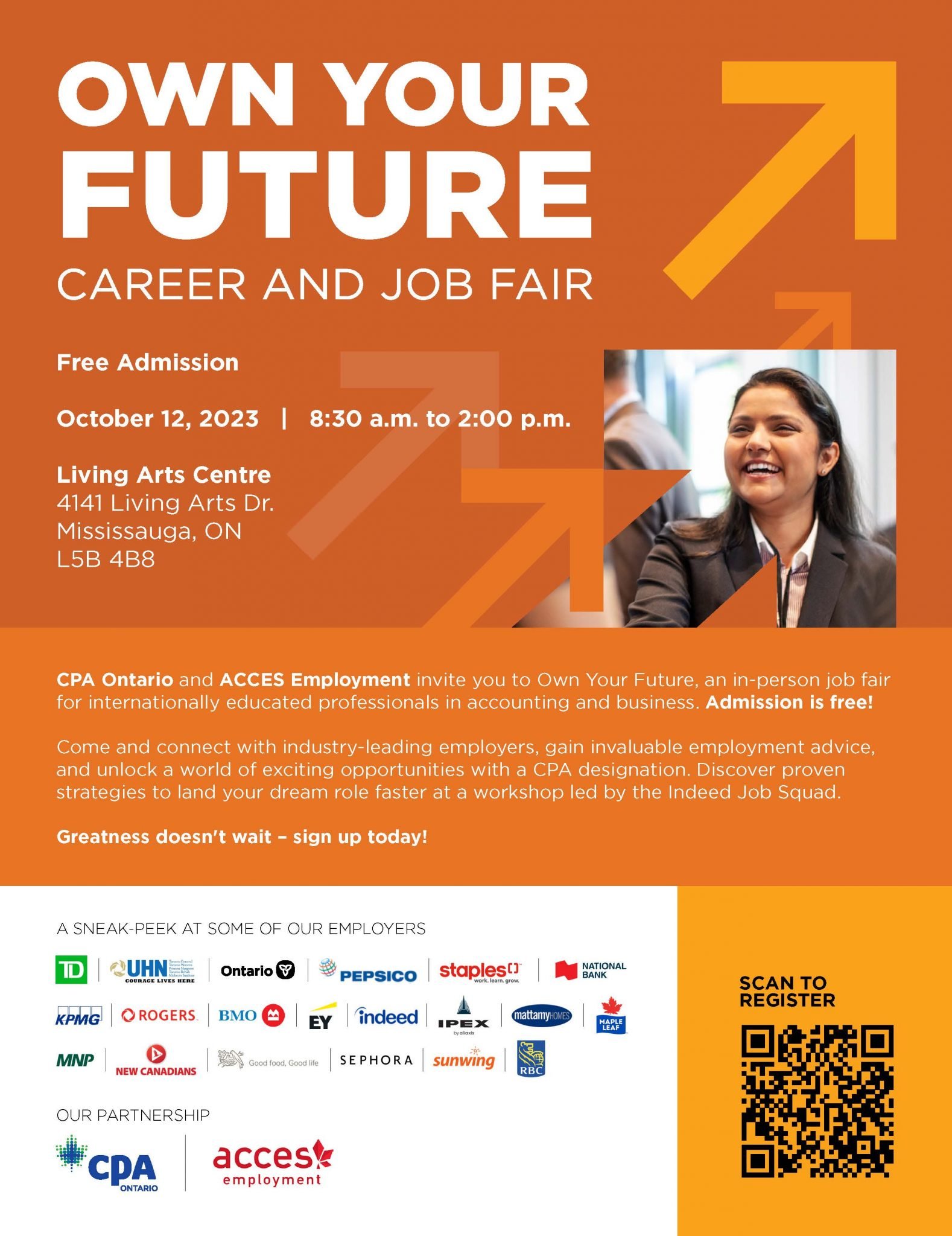 Cpa Ontario Own Your Future Career And Job Fair On Oct 12 Cpac